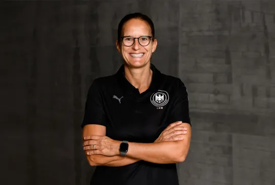 Heike Ahlgrimm im Interview zu den weiblichen Bundesstützpunkten. | Foto: Marco Wolf